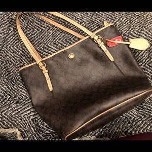 Authentic coach tote